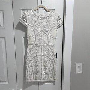 Lulus Spread Your Shine White Sequin Embroidered Bodycon Dress